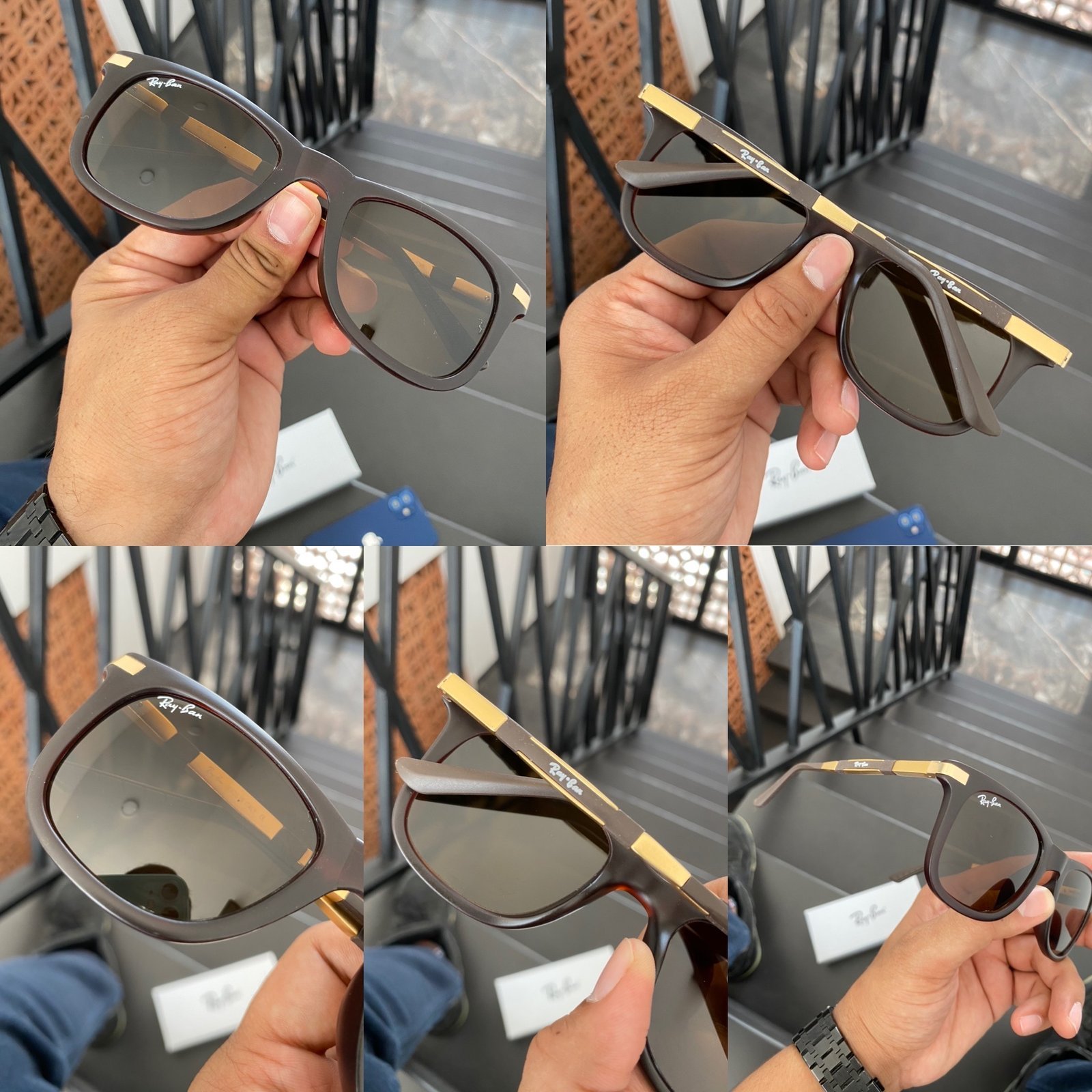 Rayban 4726 Gold Brown (Pure Glass)