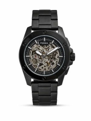 Fossil New Black Metal Automatic Watch