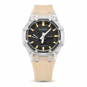 G-shock Cream Silicon Premium Watch