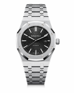 Audemars Piguet AP Royal Oak Silver Black Metal