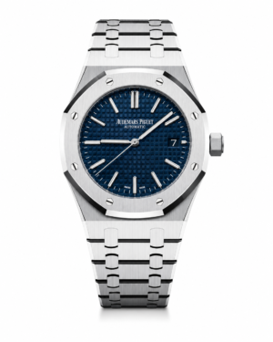Audemars Piguet AP Royal Oak Silver Blue Metal