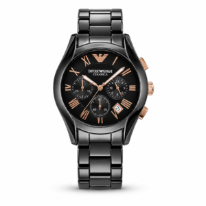 Armani Ceramica Black Copper Metal Watch