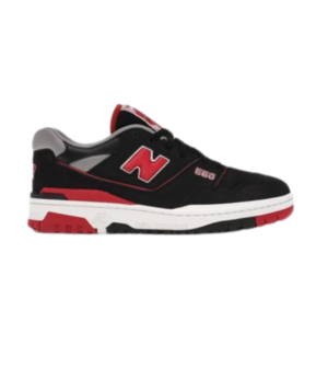 New Balance 550 “Black/Red” Leather Low-Top Sneaker